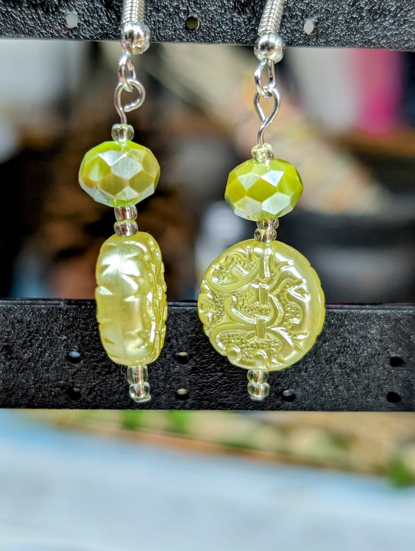 Pretty Jade-"ISH" Type Earrings (Earrings #23)