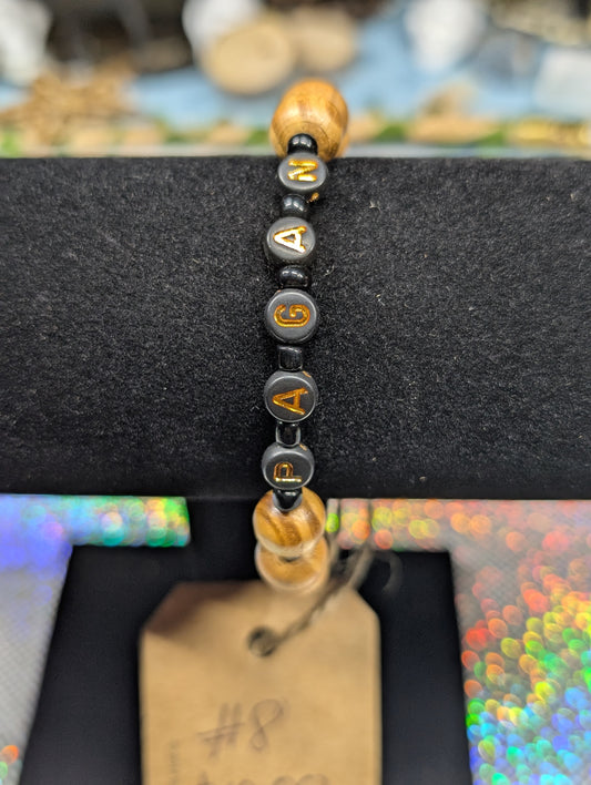 Wood Bead "Pagan" Bracelet (Bracelet #8)
