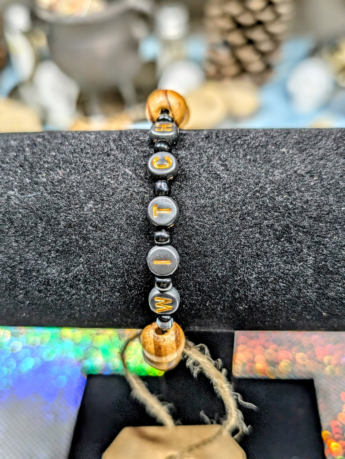 Wood Bead "Witch" Bracelet (Bracelet #4)