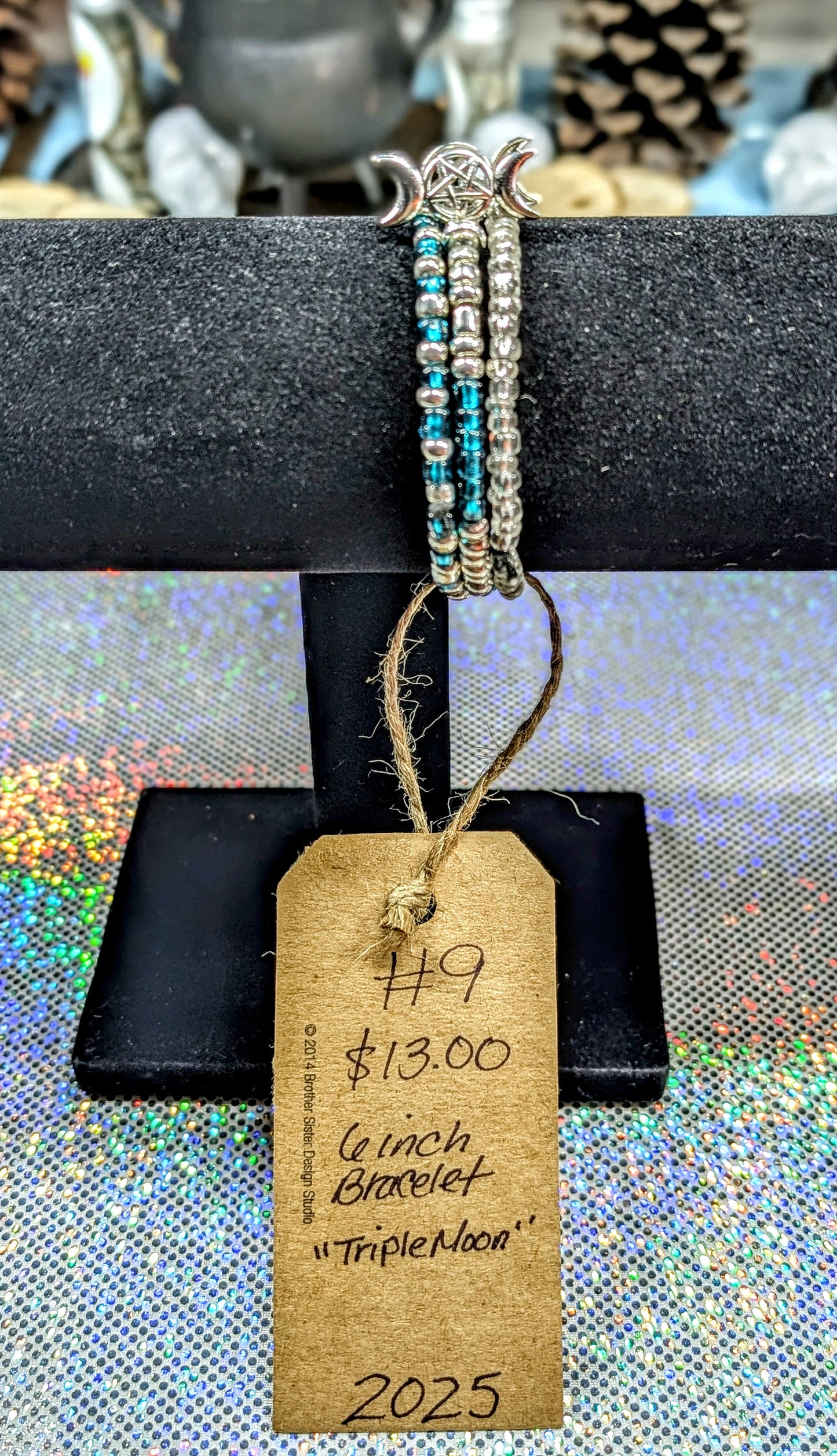 Triple Moon Goddess 3 Bracelet SET (Bracelet #9)